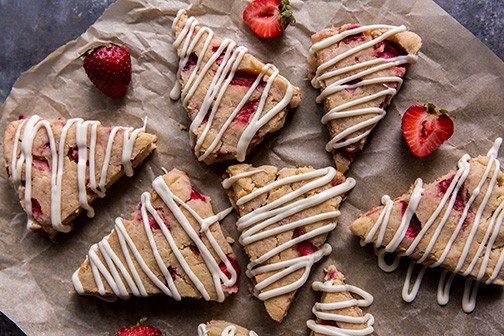 Strawberry Scones