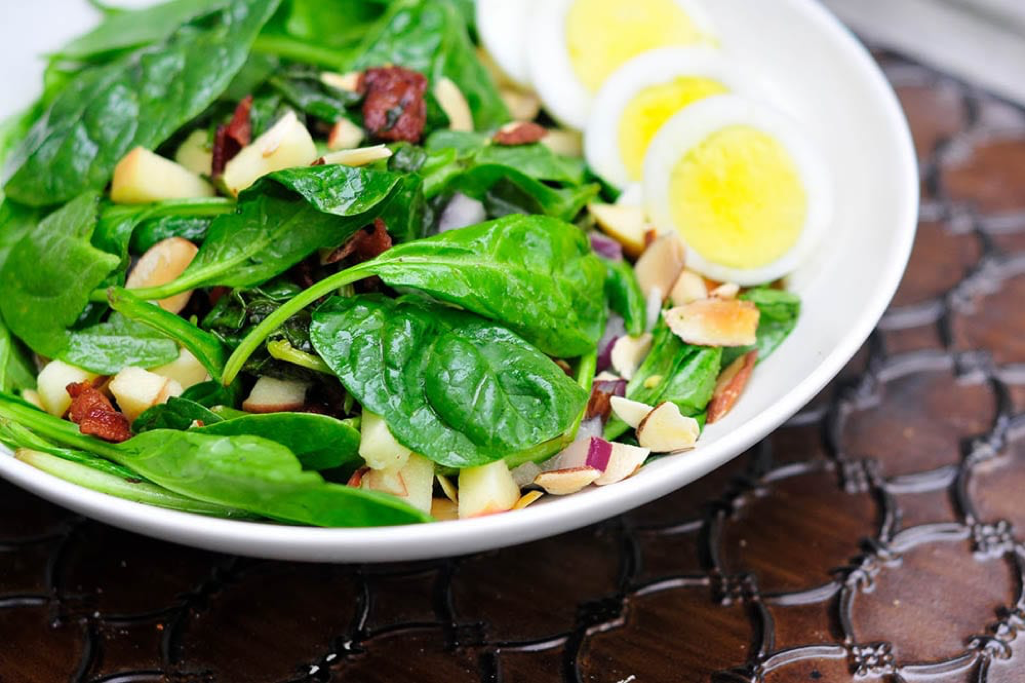 Spinach And Bacon Salad Prime Health Daily